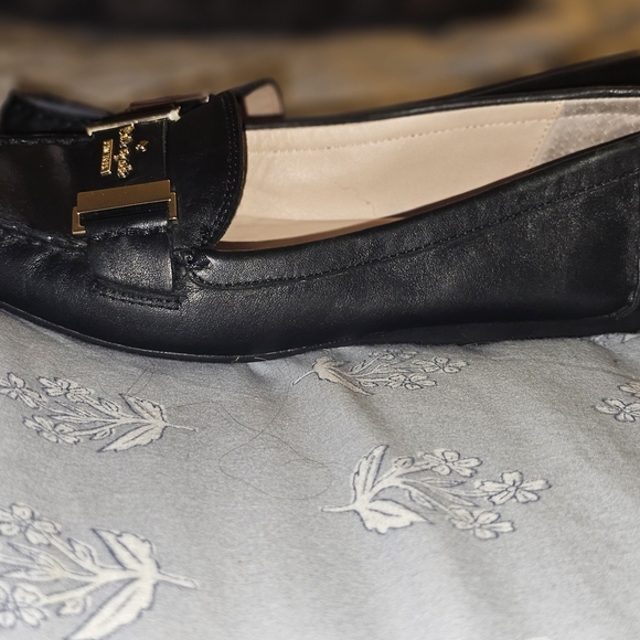 Kate Spade Black Leather Loafers - Picture 3 of 6